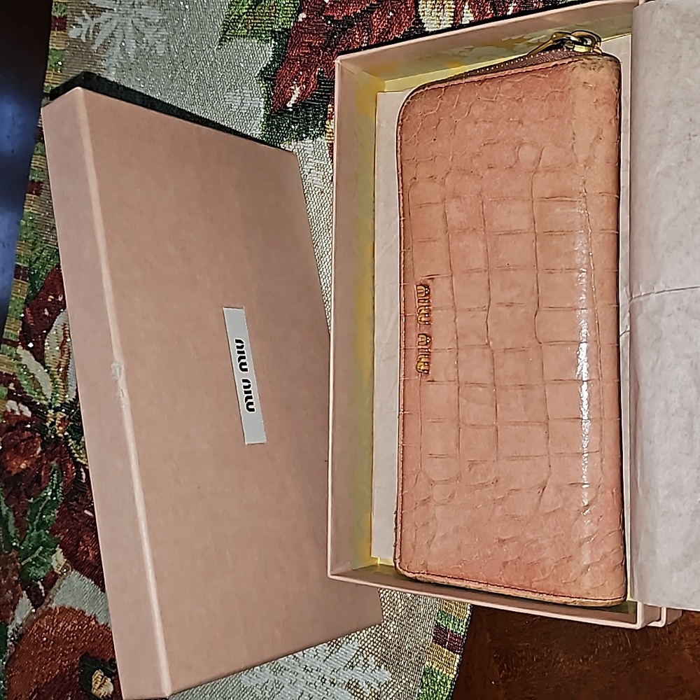 Miu Miu Zip Around Long Wallet - image 1